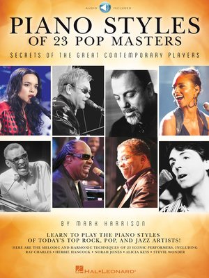 cover image of Piano Styles of 23 Pop Masters